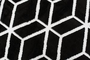 Makro Abra Moderní kusový koberec BALI C434A černý bílý Rozměr: 140x200 cm