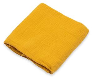 Dětská mušelínová deka New Baby mustard