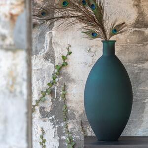Zelená skleněná váza J-line Fara 58 cm