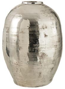 Stříbrná keramická váza J-line Lihor 39 cm