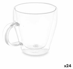 3895 Hrnek Transparentní Borosilikátové sklo 270 ml (24 kusů)