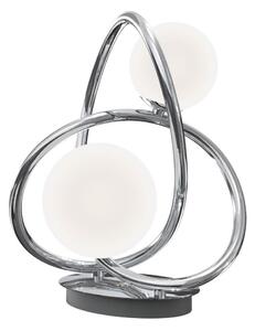 Wofi 8014-207 - LED Stolní lampa NANCY 2xG9/3,5W/230V lesklý chrom