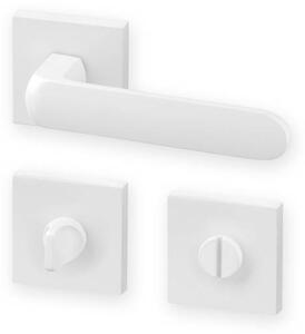 Dveřní kování ACT Organic RHR bílý lak mat Provedení: WC klika-klika pro WC zámek