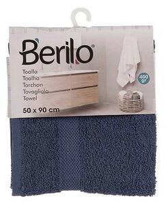 Berilo Ručník na toaletu 50 x 0,5 x 90 cm Modrý (6 kusů)