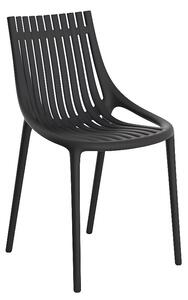OnaDnes -20% VONDOM Černá plastová zahradní židle IBIZA