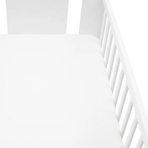 Jersey prostěradlo do postýlky New Baby 120x60 white