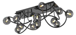 Wofi 9014-1205 - LED Přisazený lustr NANCY 12xG9/3,5W/230V černá/chrom