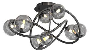 Wofi 9014-805 - LED Přisazený lustr NANCY 8xG9/3,5W/230V černá/chrom