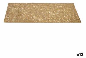 14977 Prostírání Zlatá Plastické (45 x 0,01 x 30 cm) (12 kusů)