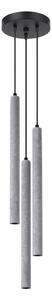 Sollux SL.1273 - Lustr na lanku PASTELO 3xG9/8W/230V beton