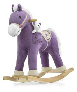 Houpací koník s melodií Milly Mally Pony fialový
