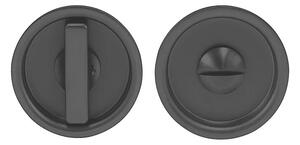 Mušle na posuvné dveře MP WC 3975 - R (ČERNÁ MATNÁ), NEREZ, WC klíč, MP BS (černá mat)