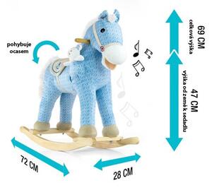 Houpací koník s melodií Milly Mally Pony Gray Dot