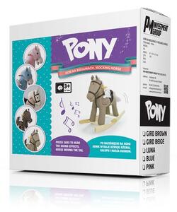 Houpací koník s melodií Milly Mally Pony Gray Dot
