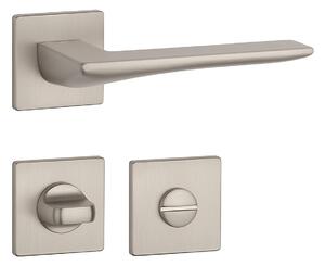 Dveřní kování MP - AS - IRIS - HR 5S (NP - Nikl perla), klika-klika, WC klíč, MP NP (nikl perla)