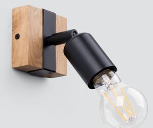 Sollux SL.1295 - Bodové svítidlo ZUCA 1xE27/15W/230V černá