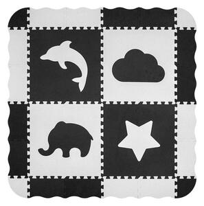 Pěnové puzzle podložka ohrádka Milly Mally Jolly 2x2 Grey