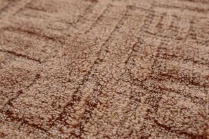 ITC AKCE: 400x550 cm Metrážový koberec Dobro 65 tmavě béžový - Bez obšití cm