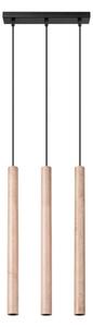 Sollux SL.1267 - Lustr na lanku PASTELO 3xG9/8W/230V dřevo