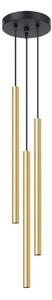Sollux SL.1197 - Lustr na lanku PASTELO 3xG9/8W/230V zlatá