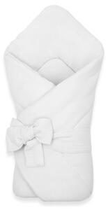 Mušelínová šněrovací zavinovačka New Baby white