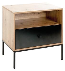 ODKLÁDACÍ STOLEK, černá, barvy dubu XXXL - Online Only konferenční stolky, Online Only