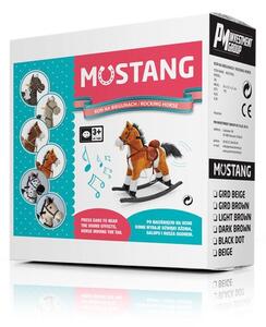 Houpací koník s melodií Milly Mally Mustang tmavě hnědý