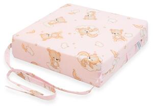 Podsedák pro děti New Baby BASIC bear pink