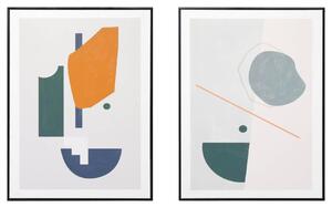 Set dvou abstraktních obrazů Somcasa Junk 80 x 60 cm
