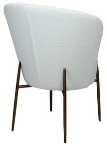 ​​​​​Dan-Form Bílá bouclé jídelní židle DAN-FORM Orbit