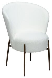 ​​​​​Dan-Form Bílá bouclé jídelní židle DAN-FORM Orbit