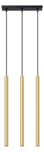 Sollux SL.1196 - Lustr na lanku PASTELO 3xG9/8W/230V zlatá