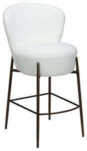 ​​​​​Dan-Form Bílá bouclé barová židle DAN-FORM Orbit 68 cm