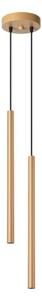 Sollux SL.1305 - Lustr na lanku PASTELO 2xG9/8W/230V zlatá
