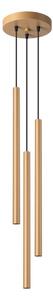 Sollux SL.1172 - Lustr na lanku PASTELO 3xG9/8W/230V zlatá