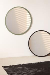 Umbra, Kulaté zrcadlo s šedým rámem Hub 91 cm | šedé