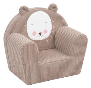 Dětské křeslo Manšestrové New Baby Lev