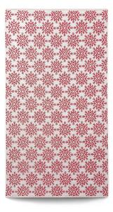 Ručník Veba ZARA Vločky červená Velikost: 55x100 cm