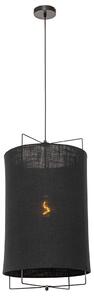 Designová závěsná lampa černá - Rich
