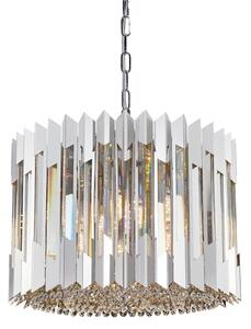 Křišťálový lustr na řetězu RITZ 7xE14/40W/230V chrom