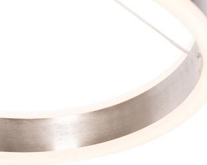 Závěsné svítidlo ocelové 30 cm včetně LED 3-stupňově stmívatelné - Lyani