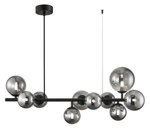 Lustr na lanku MILA 10xG9/9W/230V černá/šedá