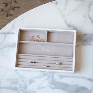 Stackers, box na šperky White Classic Ring & Braclets | bílá 70958