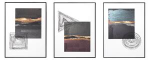 Set tří obrazů Somcasa Stamp 80 x 60 cm