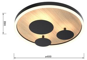 Wofi 9013-306S - LED Stmívatelné stropní svítidlo REIMS LED/26W/230V