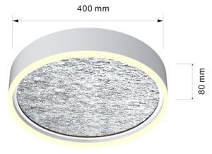 Wofi 9002-103M - LED Stmívatelné stropní svítidlo BORDEAUX LED/37W/230V stříbrná