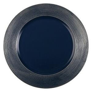 3869 Mělký talíř Versa Modrý Plastické 33 x 33 cm