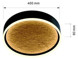 Wofi 9002-104M-LED Stmívatelné stropní svítidlo BORDEAUX LED/37W/230V černá/zlat