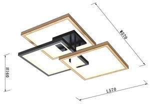 Wofi 9022-306S - LED Stmívatelné stropní svítidlo MATERA LED/40W/230V