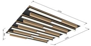 Wofi 9031-1006 - LED Stmívatelné stropní svítidlo PALERMO LED/40W/230V dřevo